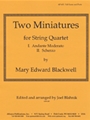 Two Miniatures - Stg Qt
