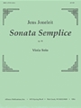 Sonata Semplice, Op. 98 - Solo Viola