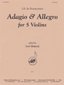 Adagio & Allegro For 5 Violins