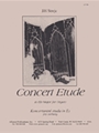 Concert Etude In Eb For Organ
