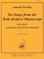 Six Songs From The Dvur Kralove Manuscript - Voc Solo-pno