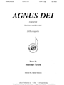 Agnus Dei from Missa a cappella in A minor