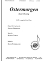 Ostermorgen (Easter Morning)