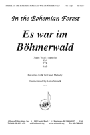 Es War Im Bohmerwald