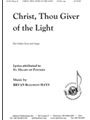 Christ Thou Giver of the Light