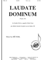 Laudate Dominum