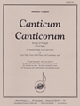 Canticum Canticorum (song Of Songs) - H Voc Solo-cbs, Pno