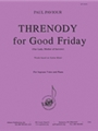 Threnody For Good Friday - Soprano/piano