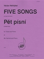 Pet Pisni - Five Songs - Voc Solo-pno
