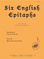 Six English Epitaphs - Bass-pno