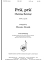 Prsi, Prsi/rain, Rain - Satb Acap