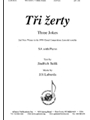 Tri Zerty/three Jokes - Sa-pno