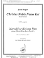 Christus Nobis Natus Est/narodil Se Kristus Pan - Satb