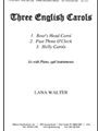 Three English Carols - Sa-pno
