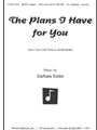 The Plans I Have For You - Sa-pno-trp