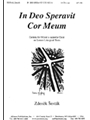 In Deo Speravit Cor Meum - Lenten Cantata - Satb A Cap