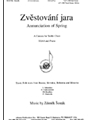 Zvestovani Jara/spring Celebrations - Ssaa-pno