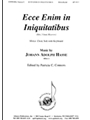 Ecce Enim In Iniquitatibus - Ssaa-kybd