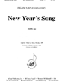 New Years Song - Satb A Cap