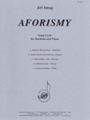 Aforismy - Baritone Solo-pno