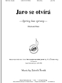 Jaro se otvira - Spring has sprung