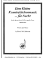 Eine Kleine Kountrykitchenmusik - Satb