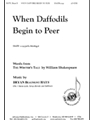 When Daffodils Begin To Peer