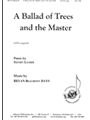 Ballad Of Trees And The Master