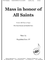 Mass In Honor Of All Saints