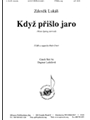 Kdy Prilo Jaro (when Spring Arrived) - Ttbb A Cap