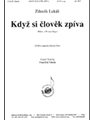 Kdyz Si Clovek Zpiva
