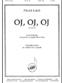 Oj, Oj, Oj - Satb A Cap