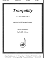 Tranquility - Satb-pno