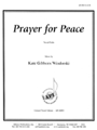 Prayer For Peace - Voc-pno