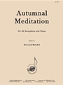 Autumnal Meditation For Eb Sax & Pno
