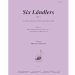 Six Landlers Fr 19th C - Rcdr-gtr