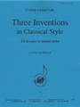 Three Inventions In Classical Style - 2 Like Saxes