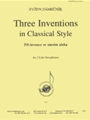 Three Inventions In Classical Style - Ob & Bsn