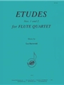 Etudes 1 And 2 For Flute Quartet