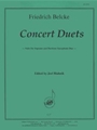 Concert Duets For Sopr & Bari Sax Duo