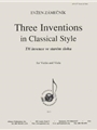 Three Inventions... Vln & Vla