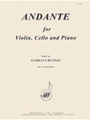 Andante For Vln, Clo And Piano