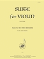Suite For Violin - Solo Vln