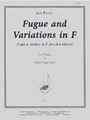 Fugue And Variations In F - 2 Pnos Or Org Duet