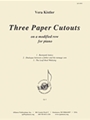 Three Paper Cutouts On A Modified Row For Piano