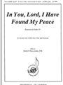 In You Lord I Have Found My Peace