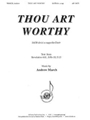 Thou Art Worthy: A New Canticle