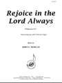 Rejoice in the Lord Always