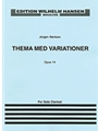 Theme And Variations For Solo Clarinet Op.14