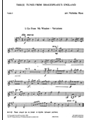 3 Tunes From Shakespeare's England - Parts Only